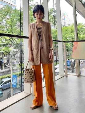 吉田（yoshida）さん（レディース・156cm）の春コーディネート