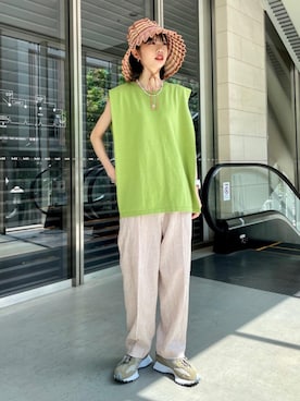 吉田（yoshida）さん（レディース・156cm）の夏コーディネート