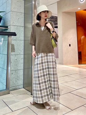 吉田(yoshida)さん(レディース・156cm)の夏コーディネート