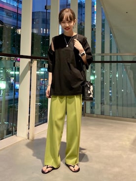 「RECOMMEND  ITEM STYLING」｜「アイテム（サンダル）」を使った、吉田（yoshida）さん（レディース・156cm）の夏コーディネート