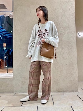 「TheOpen Product（ザオープンプロダクト）のアイテム」を使った、吉田（yoshida）さん（レディース・156cm）の夏コーディネート