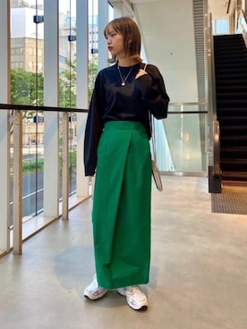 「RECOMMEND  ITEM STYLING」｜「アイテム（財布/小物）」を使った、吉田（yoshida）さん（レディース・156cm）の秋コーディネート