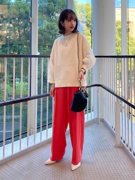 「RECOMMEND  ITEM STYLING」｜「アイテム（パンプス）」を使った、吉田（yoshida）さん（レディース・156cm）の秋コーディネート