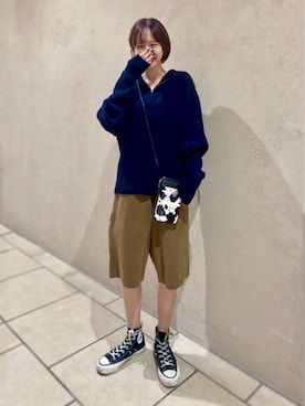 「SUPP. no one else （サップノーワンエルス）のアイテム」を使った、吉田（yoshida）さん（レディース・156cm）の秋コーディネート