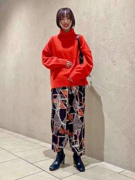 吉田(yoshida)さん(レディース・156cm)の秋コーディネート
