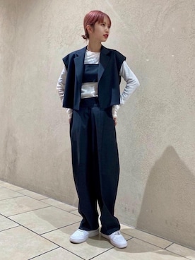 「RECOMMEND  ITEM STYLING」｜「アイテム（キャミソール）」を使った、吉田（yoshida）さん（レディース・156cm）の冬コーディネート