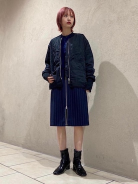 「FIVEBROTHER（ファイブブラザー）のアイテム」を使った、吉田（yoshida）さん（レディース・156cm）の冬コーディネート