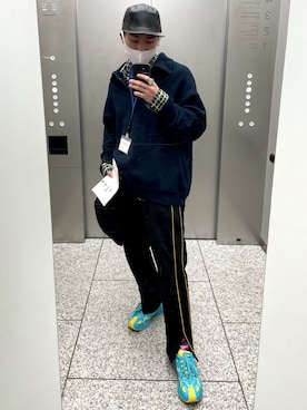 「KIKO KOSTADINOV（キコ コスタディノフ）のアイテム（シューズ）」を使った、CREO STOREさん（メンズ・175cm）の冬コーディネート