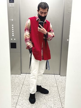 「仕事コーデ」｜「アイテム（その他）」を使った、CREO STOREさん（メンズ・175cm）の冬コーディネート