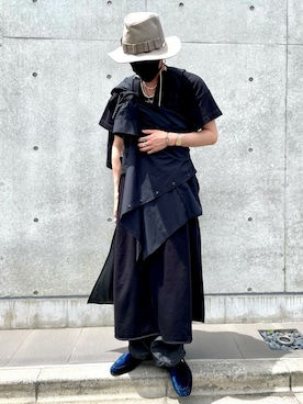 「Yohji Yamamoto（ヨウジヤマモト）のアイテム」を使った、CREO STOREさん（メンズ・175cm）の春コーディネート