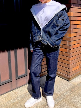「SpRay PREMIUM（スプレイプレミアム）のアイテム（ジャケット/アウター）」を使った、rico❤️さん（レディース・159cm）の春コーディネート