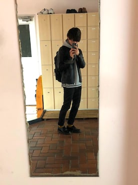 「roshell（ロシェル）のアイテム（ジャケット/アウター）」を使った、by hiさん（メンズ・173cm）の秋コーディネート