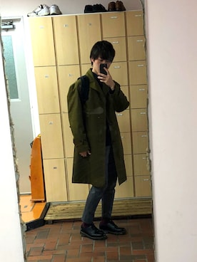 「INDISPENSABLE （インディスペンサブル）のアイテム」を使った、by hiさん（メンズ・173cm）の秋コーディネート