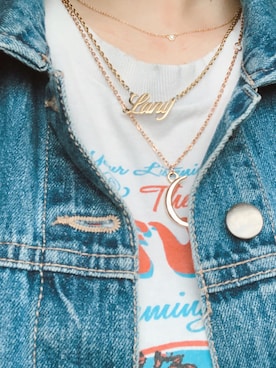 「brandymelville」｜「アイテム（アクセサリー）」を使った、Sumire さん（レディース・152cm）の春コーディネート