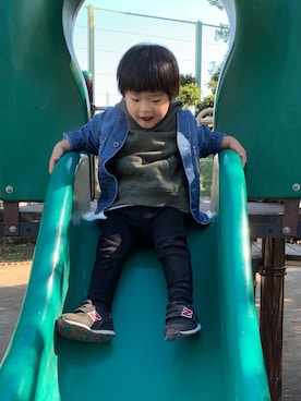 shuuuさん(キッズ・90cm)の秋コーディネート