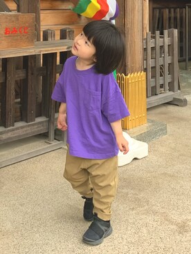 shuuuさん(キッズ・100cm)の春コーディネート