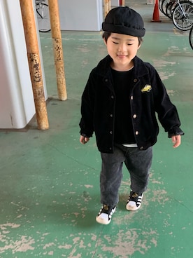shuuuさん（キッズ・100cm）の冬コーディネート