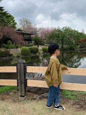 shuuuさん（キッズ・100cm）の春コーディネート