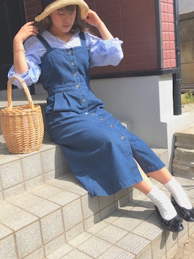 momokaさん（レディース・158cm）の春コーディネート