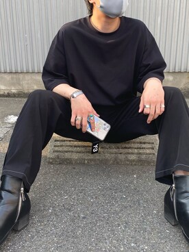 「SAAD（サード）のアイテム」を使った、S’kさん（メンズ・174cm）の夏コーディネート