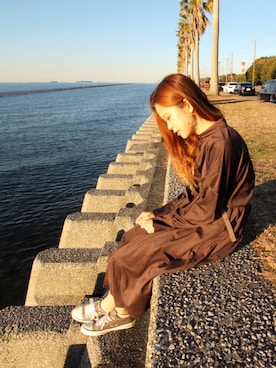 Yuka Takadaさん（レディース・163cm）の冬コーディネート