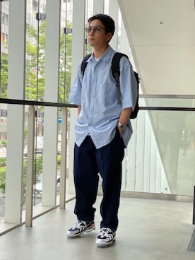 「MADDEN（メデン）のアイテム」を使った、浅井　大樹さん（メンズ・175cm）の夏コーディネート