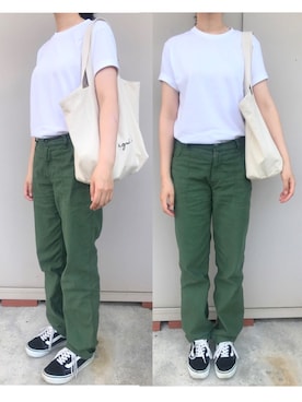 「あたし」｜マカロニさん（レディース・160cm）の夏コーディネート