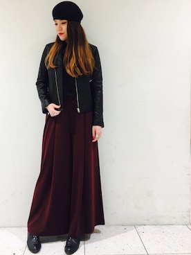 「alexanderwang（アレキサンダーワン）のアイテム」を使った、moeさん（レディース・160cm）の秋コーディネート