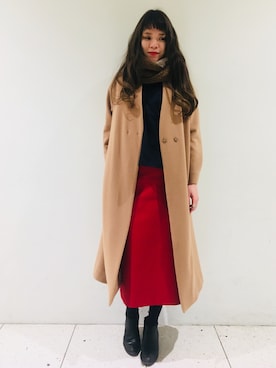 「alexanderwang（アレキサンダーワン）のアイテム」を使った、moeさん（レディース・160cm）の冬コーディネート