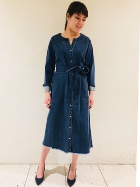 「RIVEDROITE」｜「アイテム（その他）」を使った、moeさん（レディース・160cm）の冬コーディネート