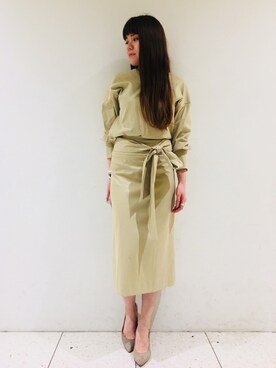 「RIVEDROITE」｜「アイテム（その他）」を使った、moeさん（レディース・160cm）の冬コーディネート
