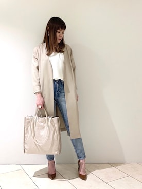 moeさん（レディース・160cm）の春コーディネート