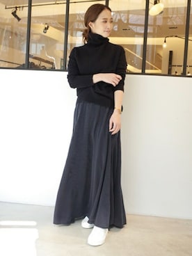 「VITA FEDE（ヴィタフェデ）のアイテム」を使った、MARIさん（レディース・156cm）の冬コーディネート