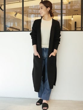 「VITA FEDE（ヴィタフェデ）のアイテム」を使った、MARIさん（レディース・156cm）の冬コーディネート