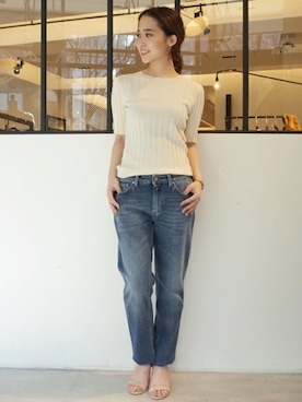 「VITA FEDE（ヴィタフェデ）のアイテム」を使った、MARIさん（レディース・156cm）の冬コーディネート