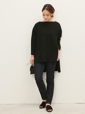 「M2MAlletier（エムツーマレティエ）のアイテム」を使った、MARIさん（レディース・156cm）の春コーディネート