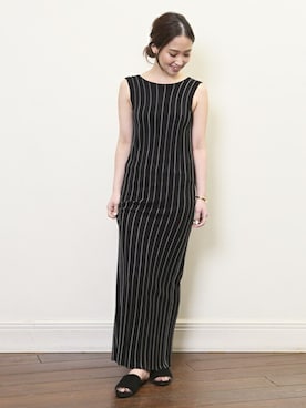 「NINA RICCI（ニナリッチ）のアイテム」を使った、MARIさん（レディース・156cm）の春コーディネート