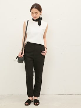 「CINOH（チノ）のアイテム」を使った、MARIさん（レディース・156cm）の春コーディネート