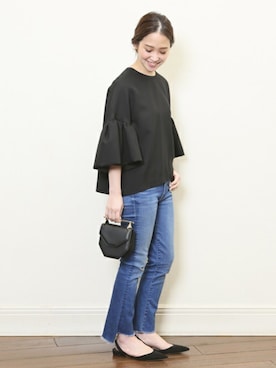 「M2MAlletier（エムツーマレティエ）のアイテム」を使った、MARIさん（レディース・156cm）の春コーディネート