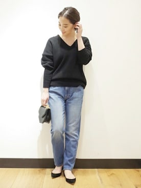 「M2MAlletier（エムツーマレティエ）のアイテム」を使った、MARIさん（レディース・156cm）の春コーディネート