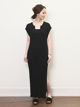 「NINA RICCI（ニナリッチ）のアイテム」を使った、MARIさん（レディース・156cm）の春コーディネート