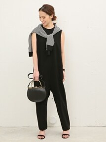 美品　Deuxieme Classe トリアセジョーゼットオールインワン　36 Deuxieme Classe（ドゥーズィエムクラス）の「追加 トリアセ