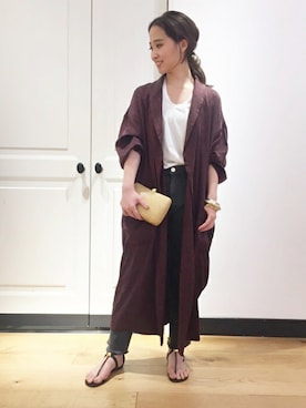 「VICINI（ヴィッチーニ）のアイテム」を使った、MARIさん（レディース・156cm）の夏コーディネート