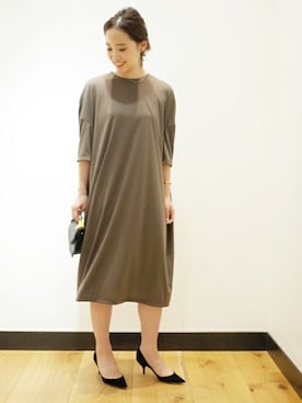 「M2MAlletier（エムツーマレティエ）のアイテム」を使った、MARIさん（レディース・156cm）の夏コーディネート