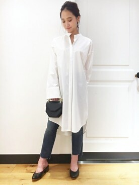 「M2MAlletier（エムツーマレティエ）のアイテム」を使った、MARIさん（レディース・156cm）の夏コーディネート