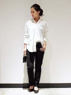 「M2MAlletier（エムツーマレティエ）のアイテム」を使った、MARIさん（レディース・156cm）の夏コーディネート