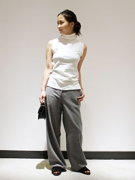 「M2MAlletier（エムツーマレティエ）のアイテム」を使った、MARIさん（レディース・156cm）の夏コーディネート