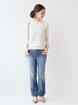 「6397（シックススリーナインセブン）のアイテム」を使った、MARIさん（レディース・156cm）の夏コーディネート