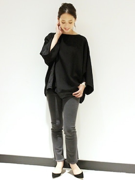 「NINA RICCI（ニナリッチ）のアイテム」を使った、MARIさん（レディース・156cm）の秋コーディネート