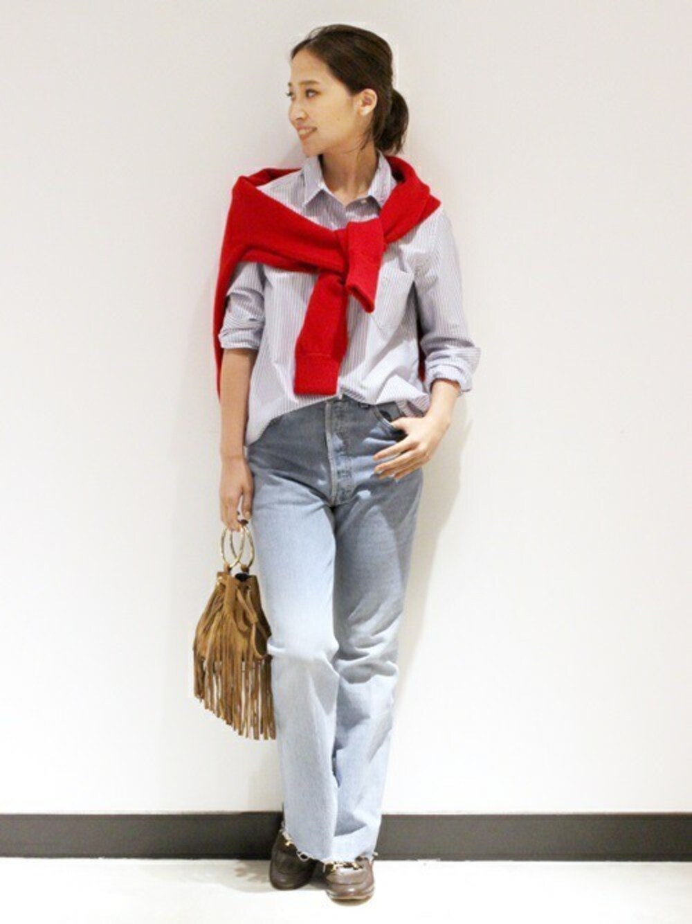 ショルダーバッグ MAISON BOINET FRINGE BAG M MAISON BOINET（メゾンボワネ）の「MAISON BOINET FRINGE RING BAG